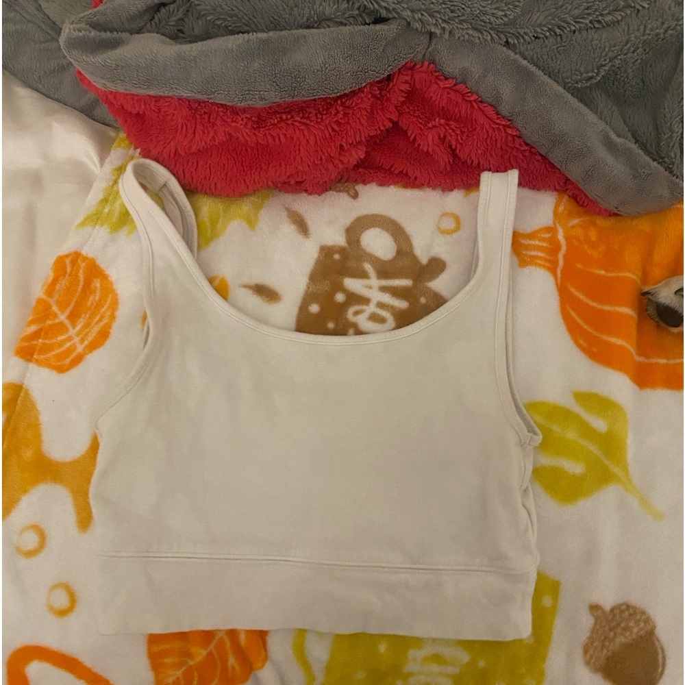 white american eagle cropped tank